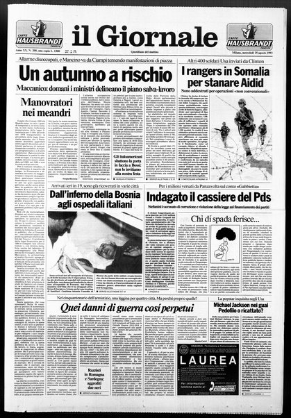 Il giornale : quotidiano del mattino